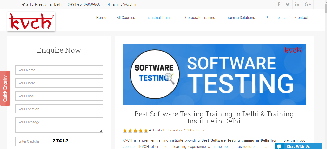 Top 25 Software Courses Training Institute in Delhi